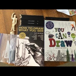 art books and supplies